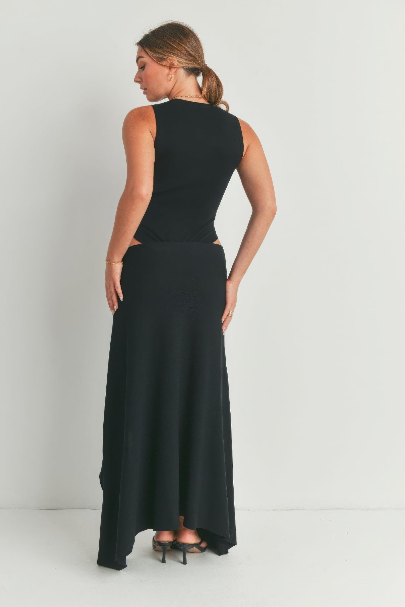 Slit Maxi Dress With Split