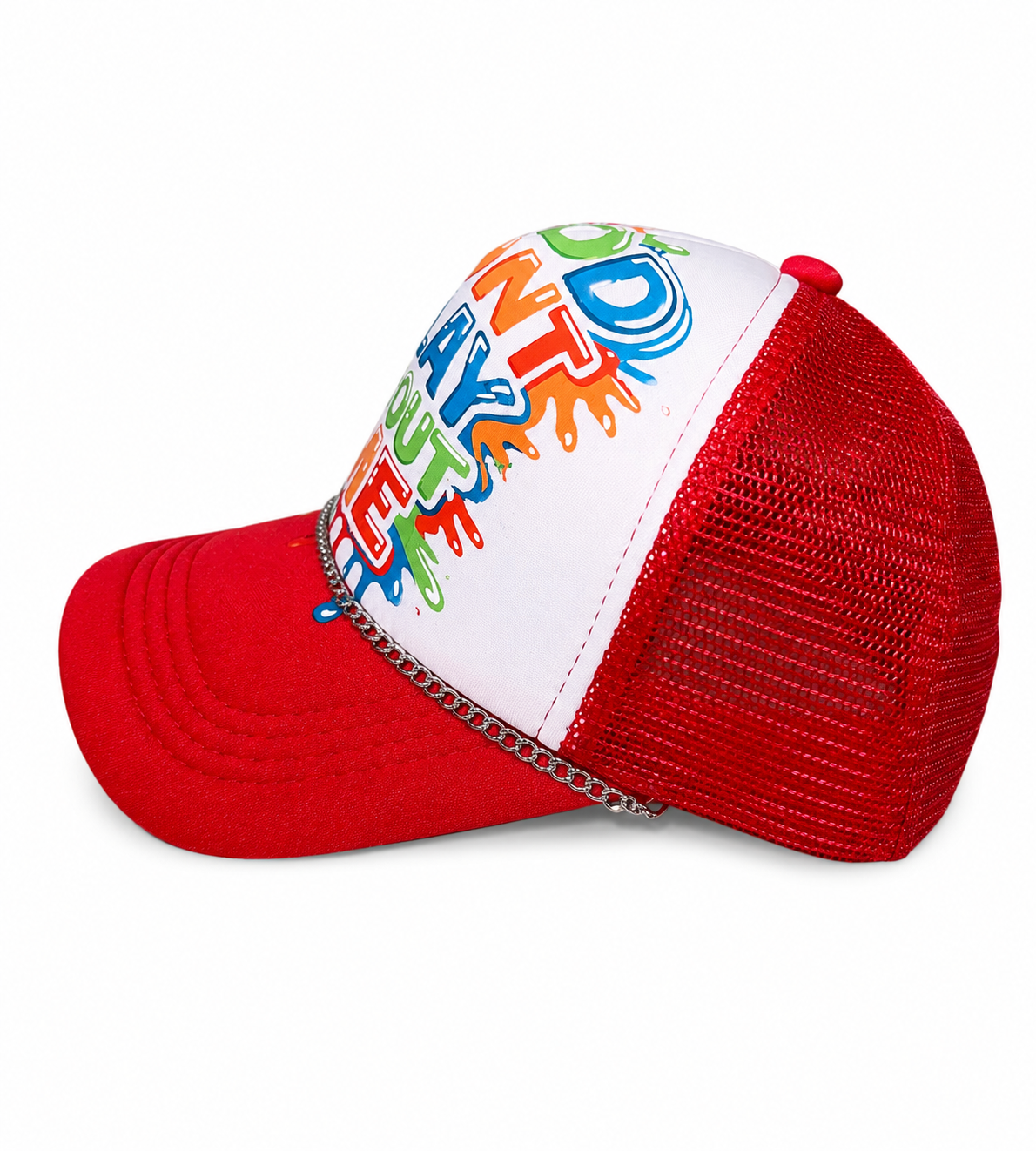 God Don't Play About Me Trucker Hat