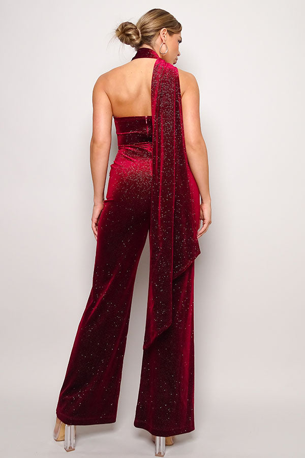Sparkly Velvet Jumpsuit