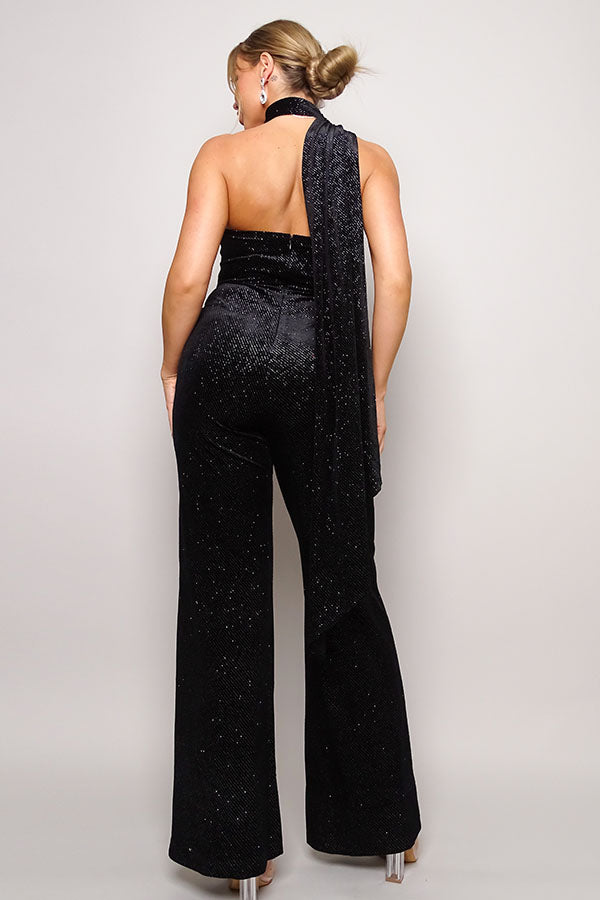 Sparkly Velvet Jumpsuit