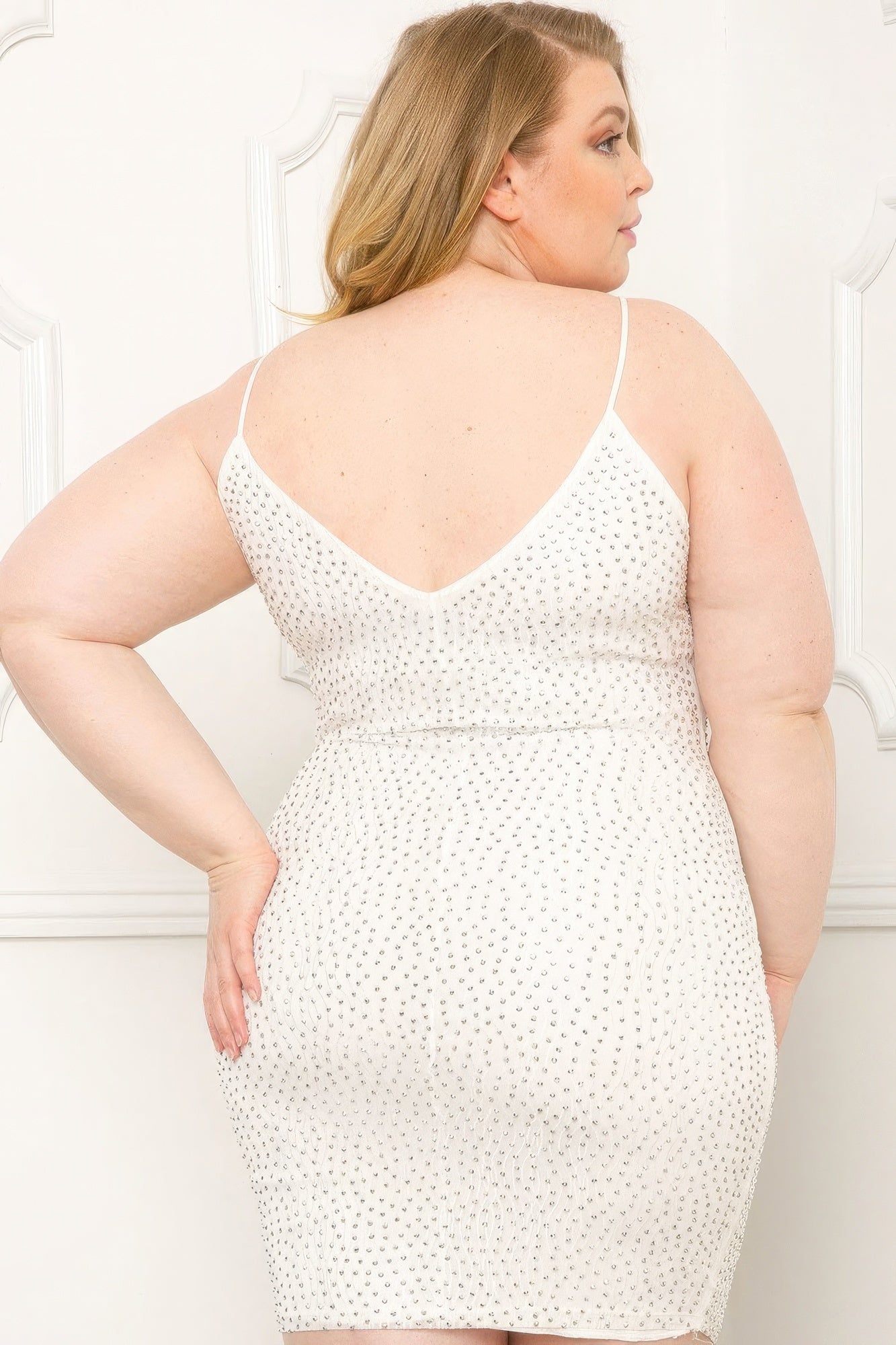 Rhinestone Cami Mini Dress
