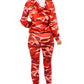 Red Camo Jogger Sweatsuit