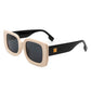 Square Retro Flat Top Sunglasses