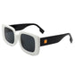 Square Retro Flat Top Sunglasses