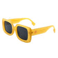 Square Retro Flat Top Sunglasses