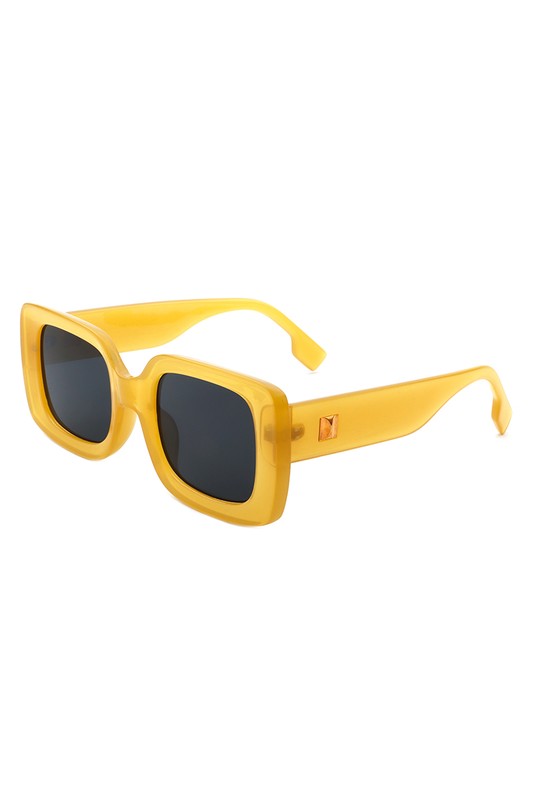 Square Retro Flat Top Sunglasses