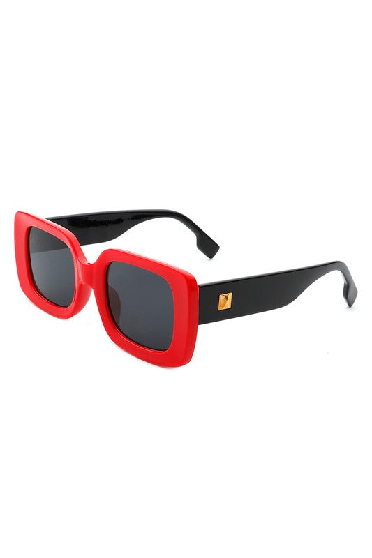 Square Retro Flat Top Sunglasses