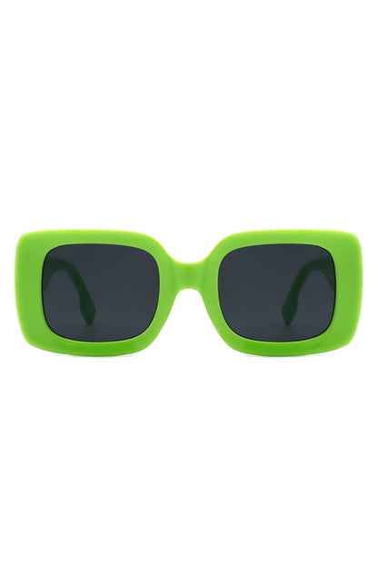 Square Retro Flat Top Sunglasses