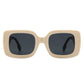 Square Retro Flat Top Sunglasses