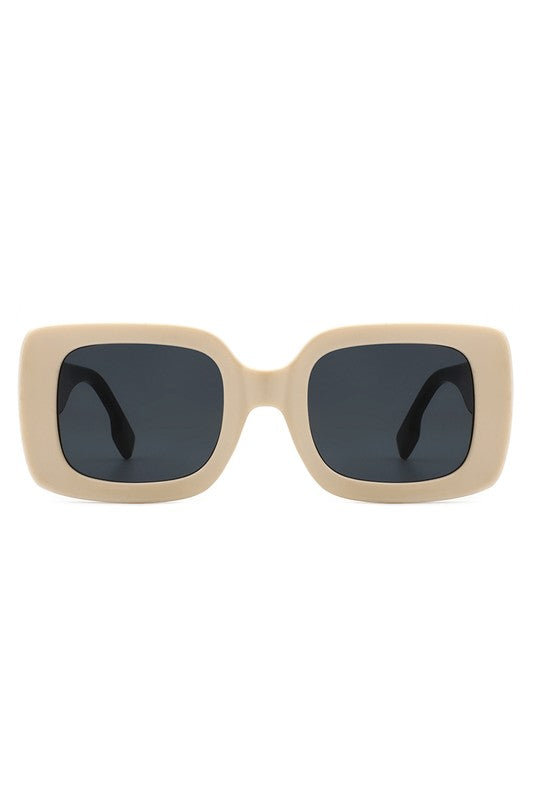 Square Retro Flat Top Sunglasses