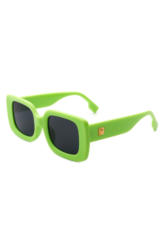 Square Retro Flat Top Sunglasses