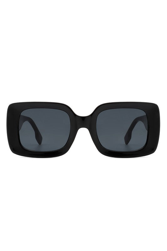 Square Retro Flat Top Sunglasses