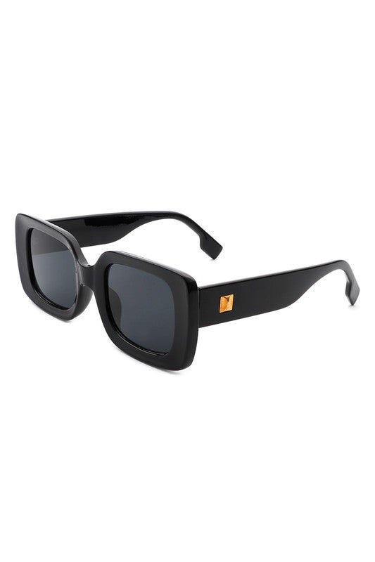 Square Retro Flat Top Sunglasses