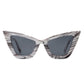 Retro Square Vintage Cat Eye Sunglasses