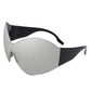 Rimless Oversized Sunglasses