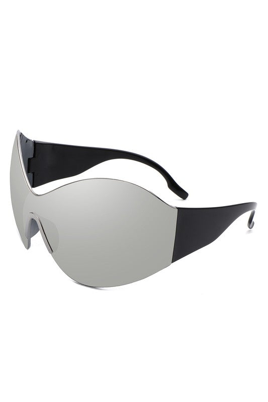 Rimless Oversized Sunglasses