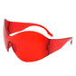 Rimless Oversized Sunglasses