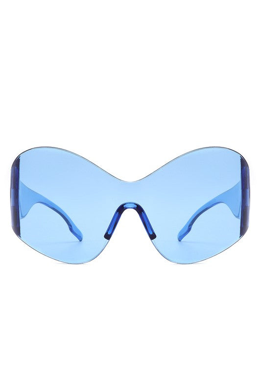 Rimless Oversized Sunglasses