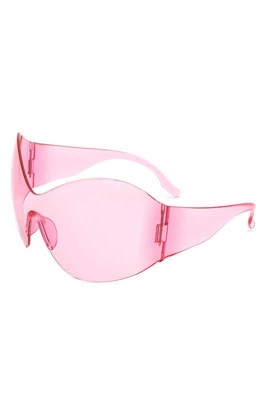 Rimless Oversized Sunglasses