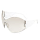 Rimless Oversized Sunglasses