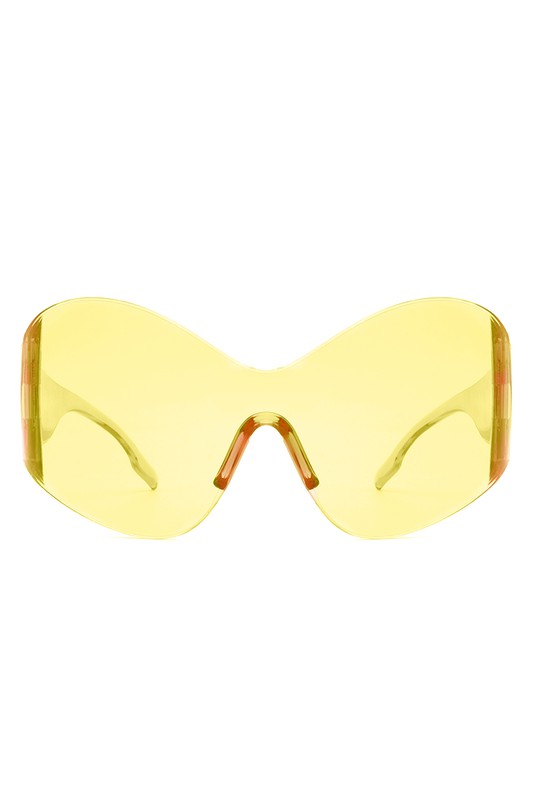 Rimless Oversized Sunglasses