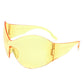 Rimless Oversized Sunglasses