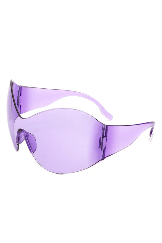 Rimless Oversized Sunglasses