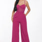 Mesh Wide Leg Jumpsuit