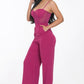 Mesh Wide Leg Jumpsuit