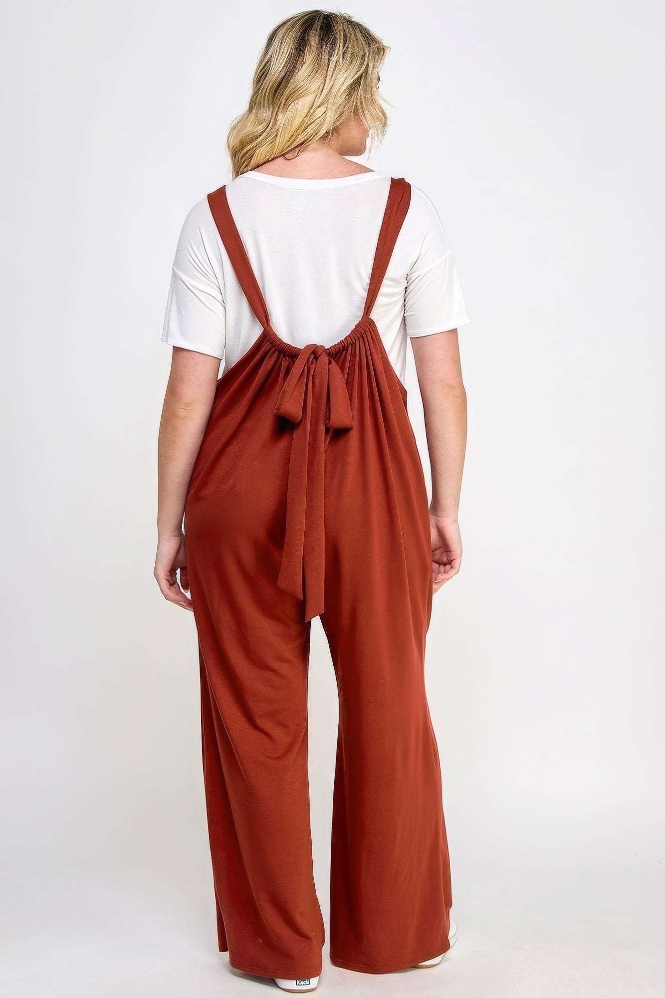 Curve French Terry Wide Leg Overalls