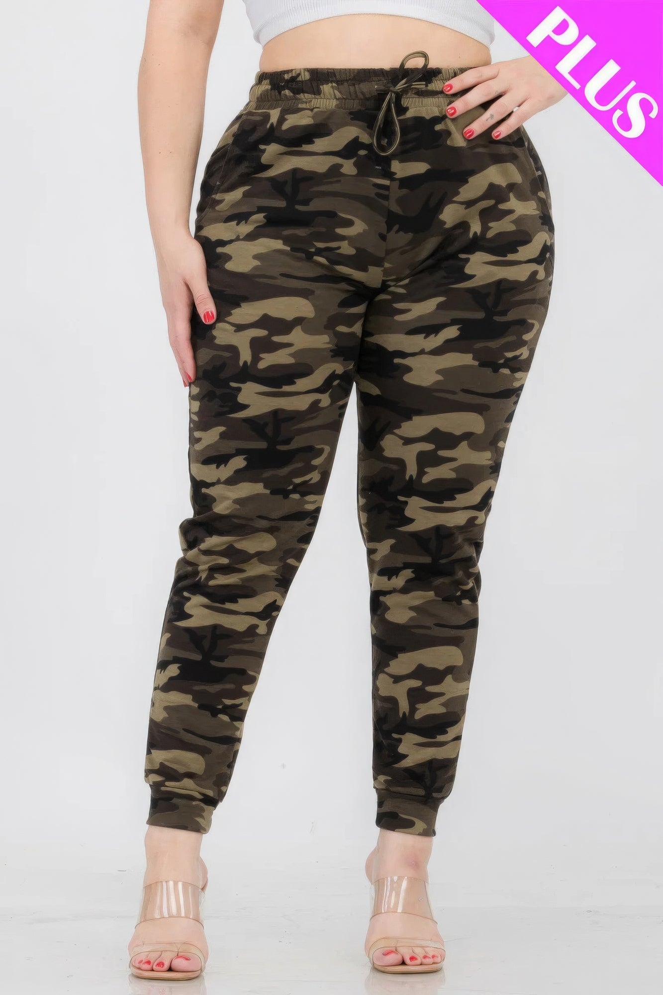 Curve French Terry Camo Joggers