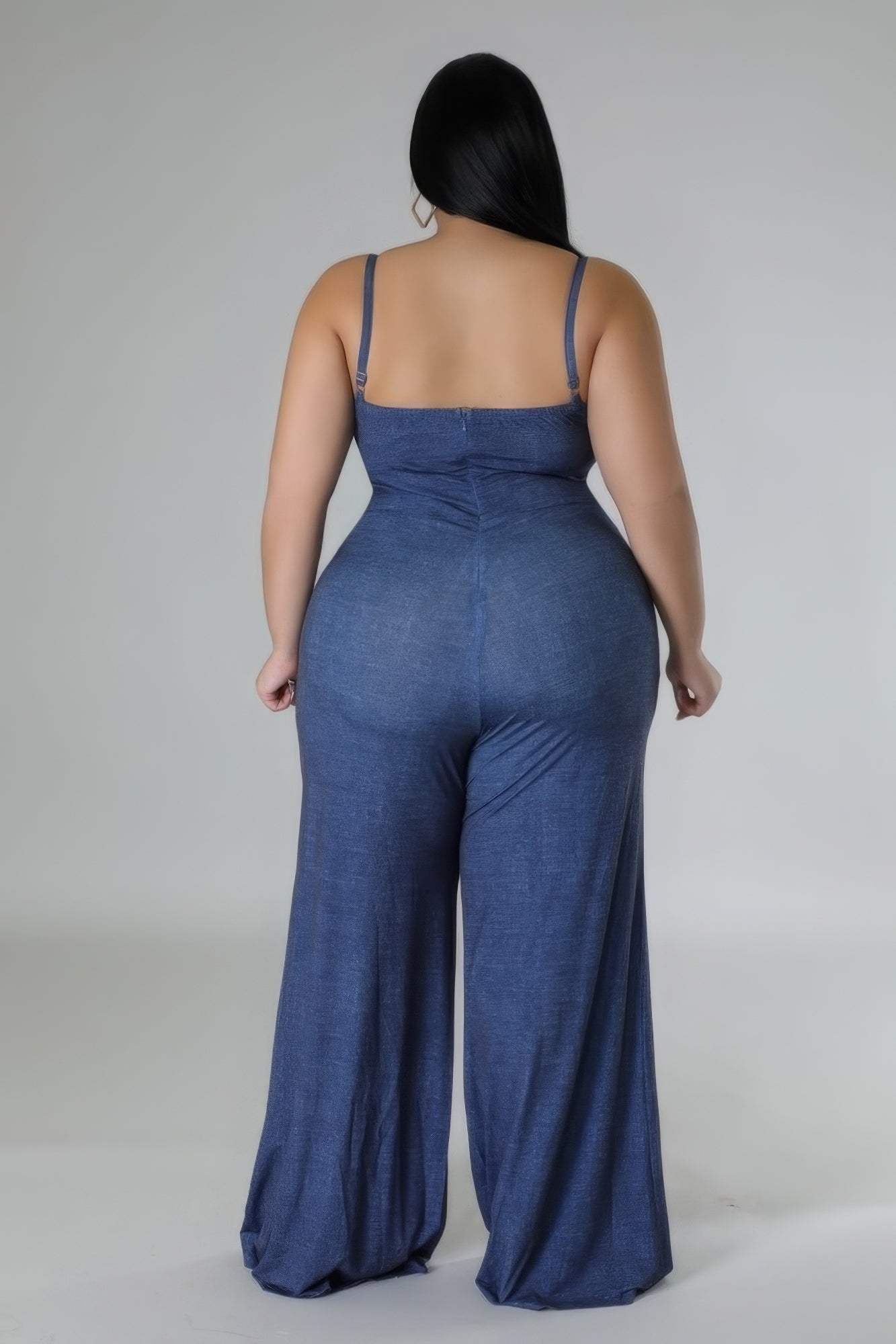 Curve Wide Leg Stretch Jumpsuit