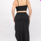 Curve Crop Cami & Split Thigh Maxi Skirt Set