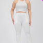 Curve Crop Tank Top & Ruched Drawstring Pants Set