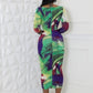 Colorful Cut Out Maxi Dress