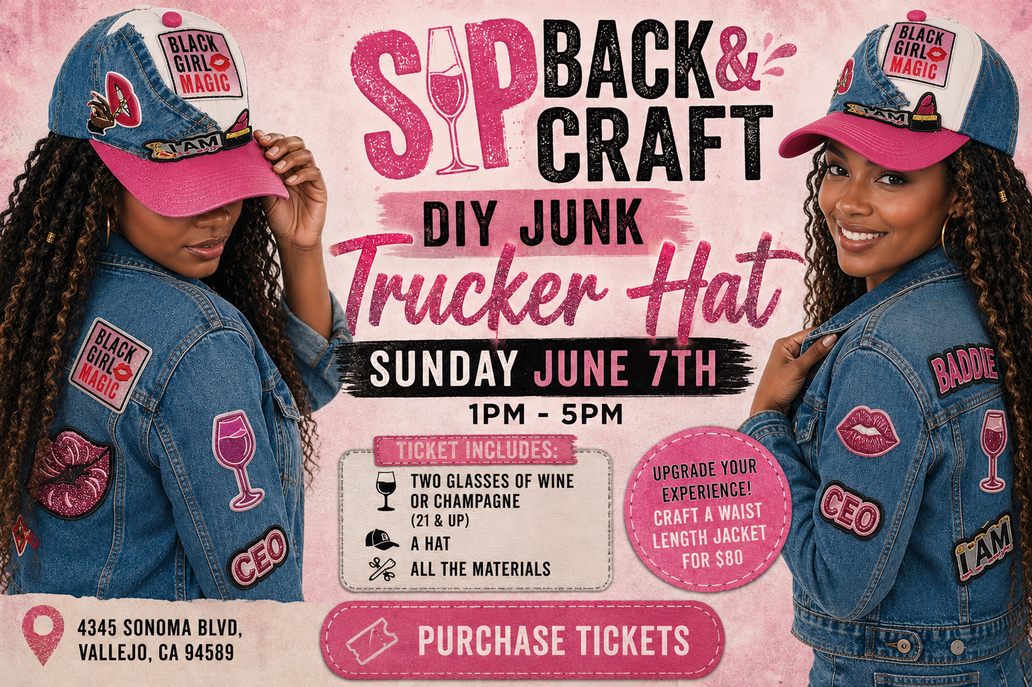Sip Back & Craft – Event Ticket