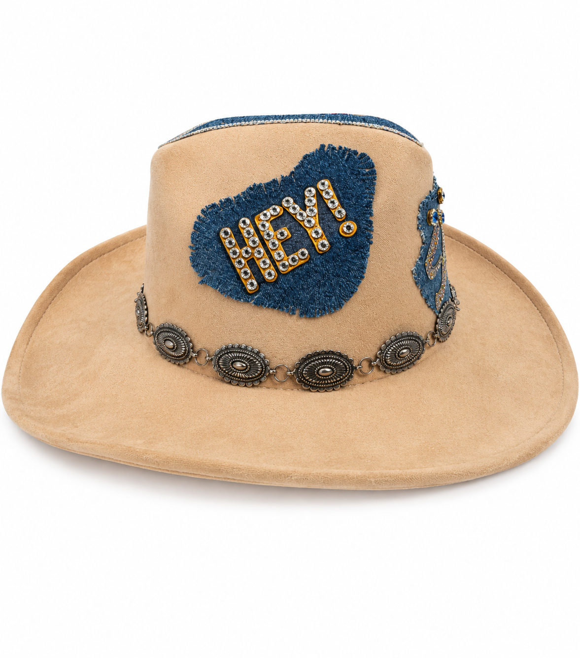 Sassy Denim CowGirl Junk Hat