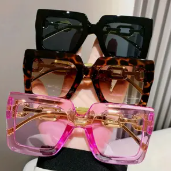 Gold Link Luxe Chain Sunglasses