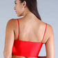 Spaghetti Strap Crop Top - Tangerine