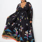 Floral Long Sleeve Maxi Dress