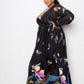 Floral Long Sleeve Maxi Dress