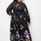 Floral Long Sleeve Maxi Dress