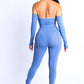 Cross Halter Keyhole Off Shoulder Set