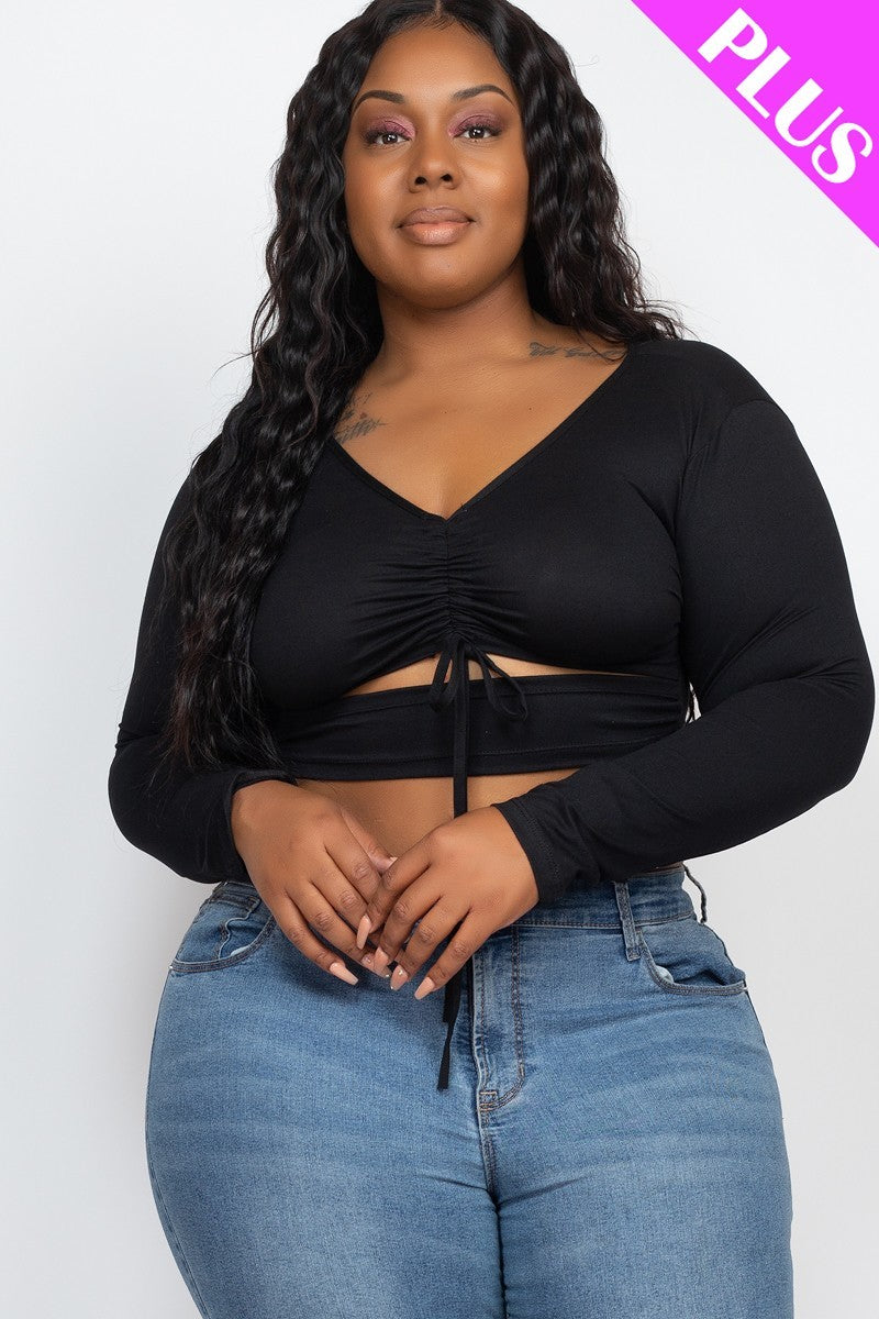 Curve Cutout Crop Top