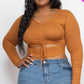 Curve Cutout Crop Top