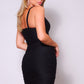 Spaghetti Strap Twist Front Mini Dress