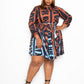 Mini Waist Tie Long Sleeve Dress