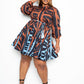 Mini Waist Tie Long Sleeve Dress