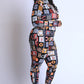 Curve Alphabet Jumpsuit