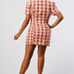 Plaid Blazer Mini Dress